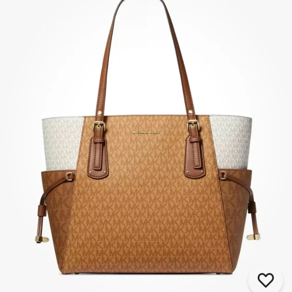 NWT Michael Kors Voyager East West Tote Bag (Pale Peanut) - Orig. $258